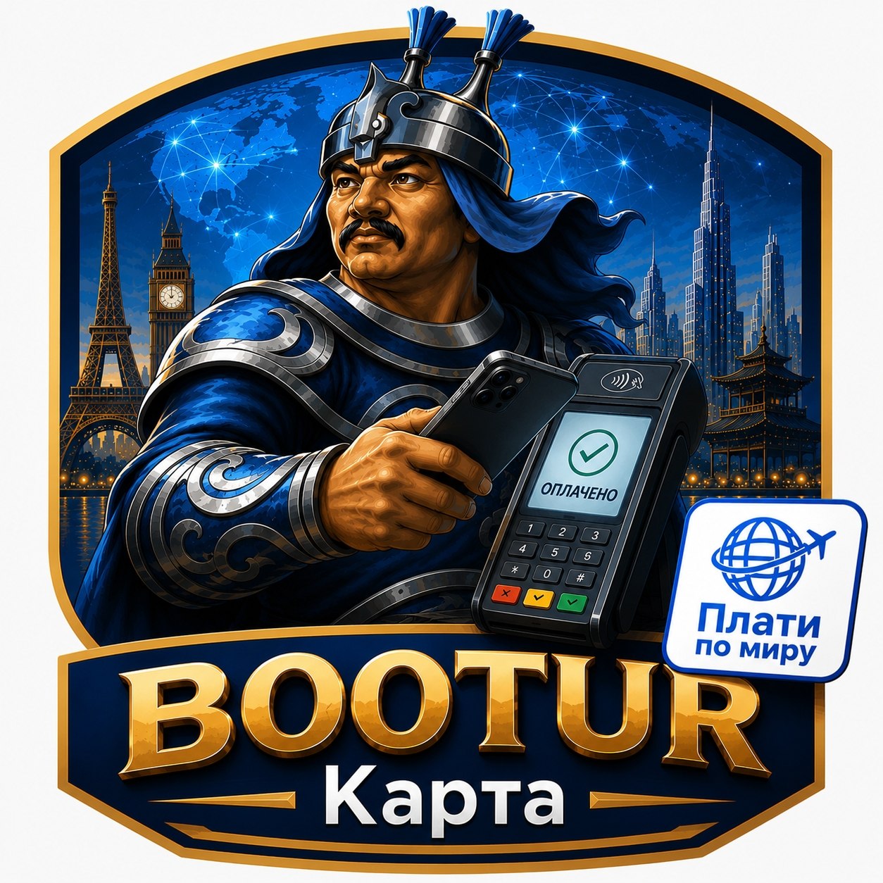 Боотур Карта × Плати по миру
